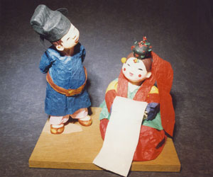한지 신랑각시 인형외 8점