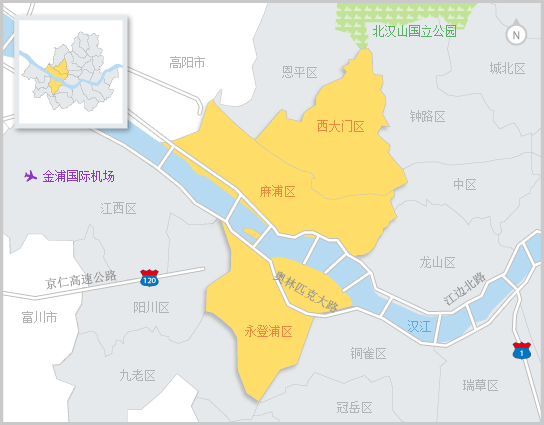 韩国高阳市地图图片