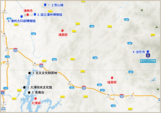 大清湖一带,清州2天1夜