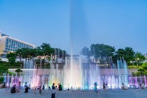 방축천 음악분수