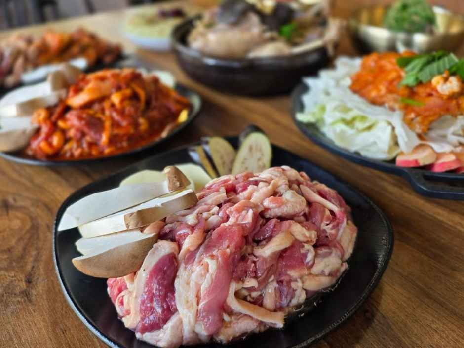 황금오리숯불닭갈비