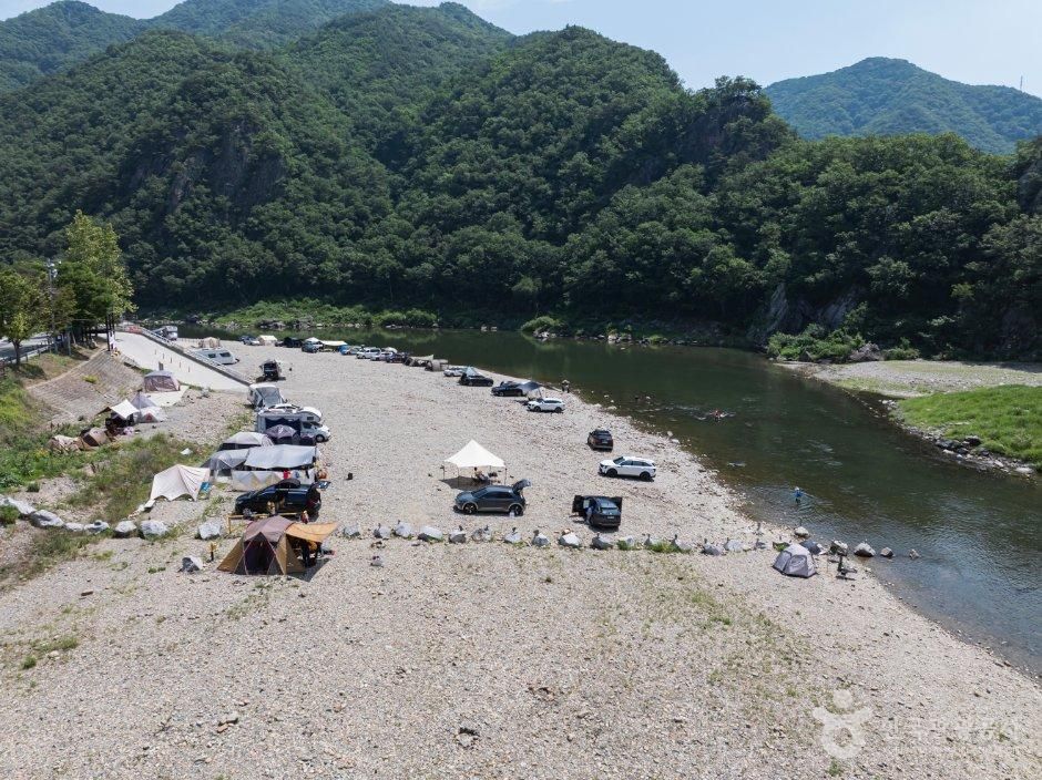 수주팔봉 야영지