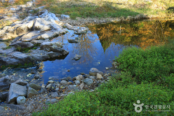 達基湧水（青松国家地質公園）