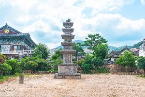 광주지산동오층석탑