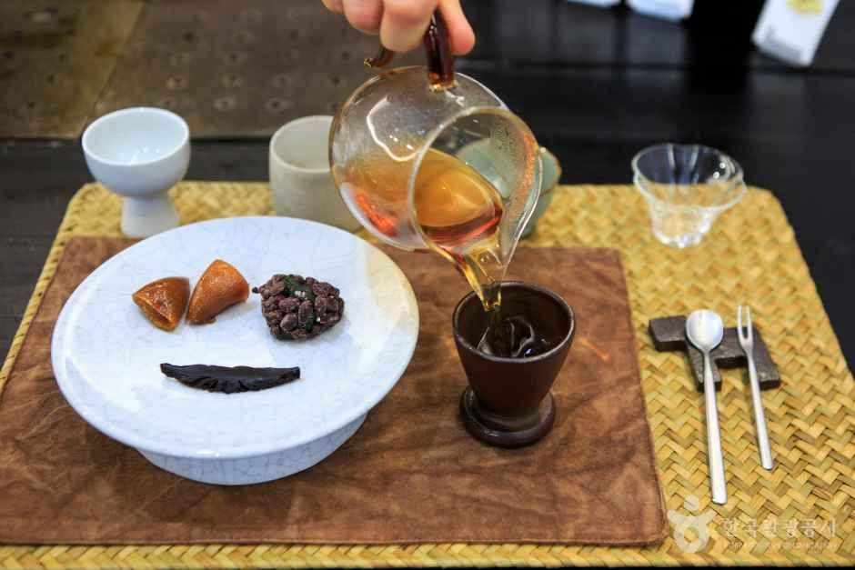 Artisan Tea Food Crafted with Local Jeju Ingredients