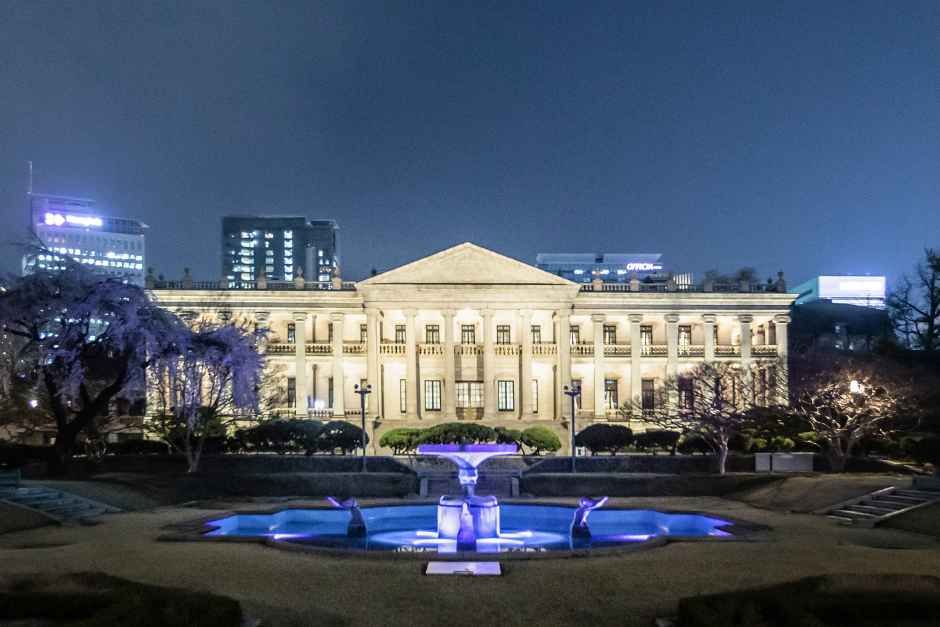 Stone Hall Night at Deoksugung