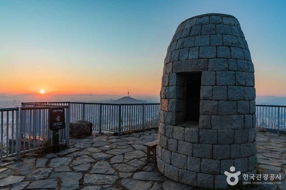 毋岳山 東烽燧跡