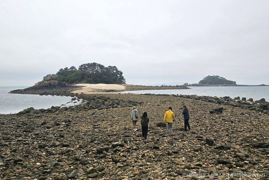 소야도 떼뿌리 해변