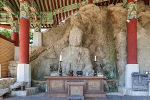 봉화 북지리 마애여래좌상