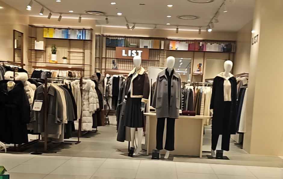 リスト ロッテ百貨店 坪村店