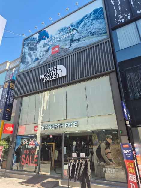 [事後免税店]THE NORTH FACE（ザ・ノース・フェイス）・チョンジュ（清州）ソンアン店(노스페이스 청주성안점)