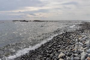 통구미몽돌해변