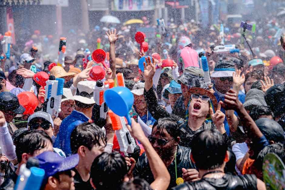 정남진 장흥 물축제
