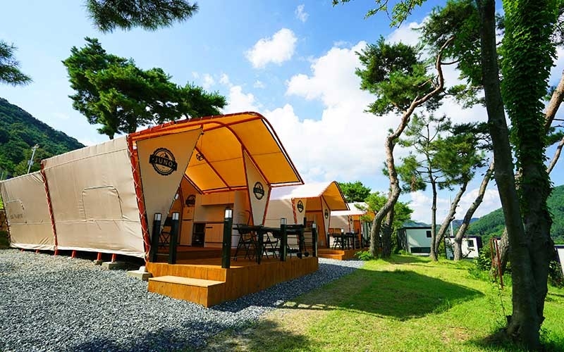 完州 ヒルジョタウン キャンプ場