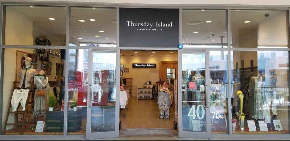 [事後免税店] Thursday Island（サースデーアイランド）・ロッテプレミアムアウトレットイチョン（利川）店(ThursdayIsland 롯데프리미엄아울렛 이천점)