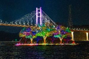 귀산 개구리섬 프로젝션 맵핑