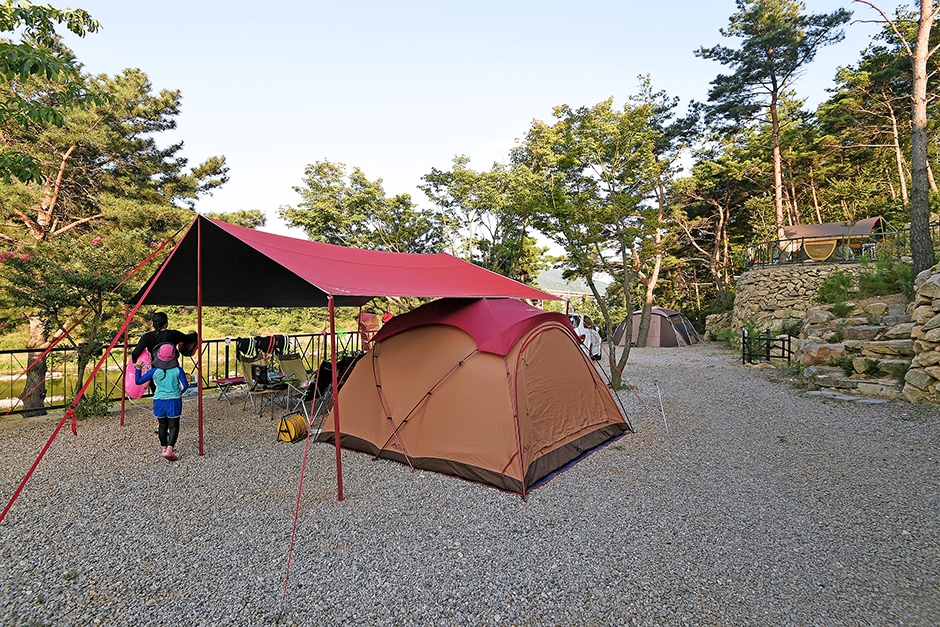 鏡湖江キャンプ場