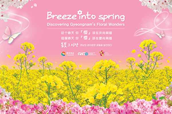選擇慶典旅遊商品，享盡「春花之旅—慶南！」