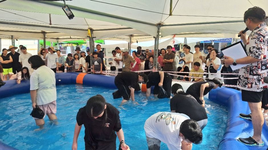 泗川市 三千浦港 天然チョンオ祭り