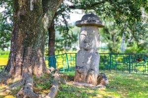 안성대농리석불입상