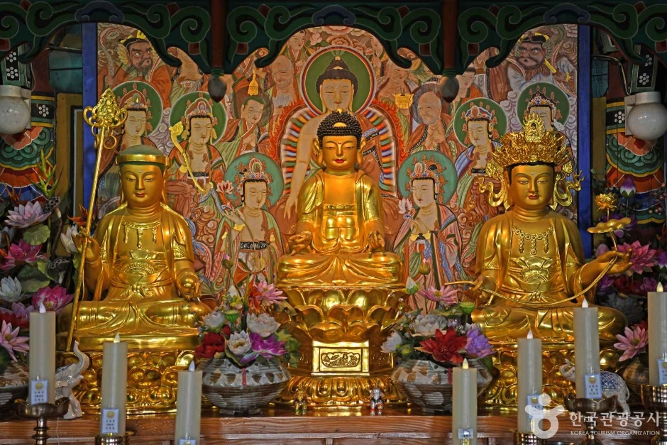 堤川 白蓮寺 木造阿弥陀如来坐像