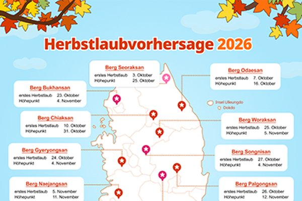 Herbstlaubvorhersage 2026