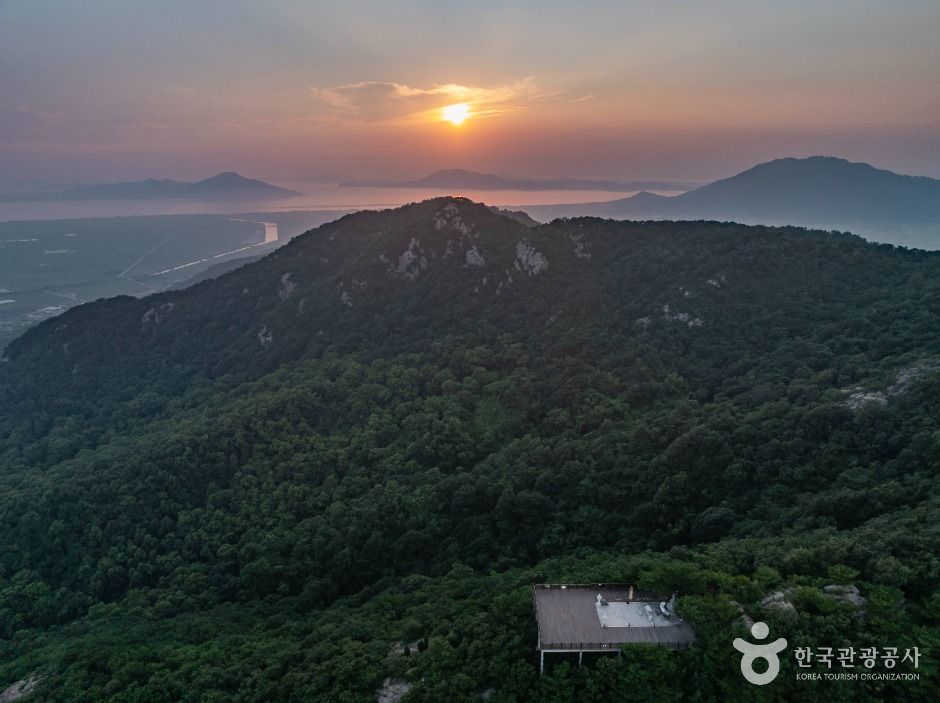 積石寺 落照台