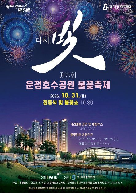 운정호수공원 불꽃축제