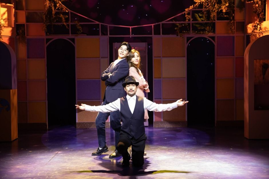 A scene from the musical Finding Mr. Destiny 
