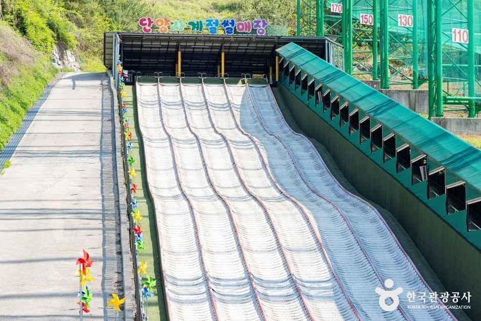 단양 사계절썰매장 - 충청북도 단양군 단양읍 삼봉로 421-59 관광 명소