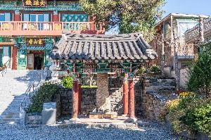 제천 한산사 석조여래입상