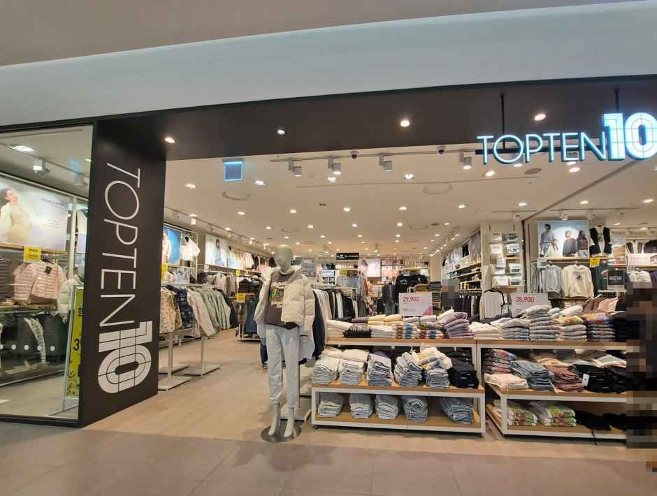 [事后免税店]TOPTEN10 乐天百货商店弥阿店(탑텐 롯데백화점 미아점)