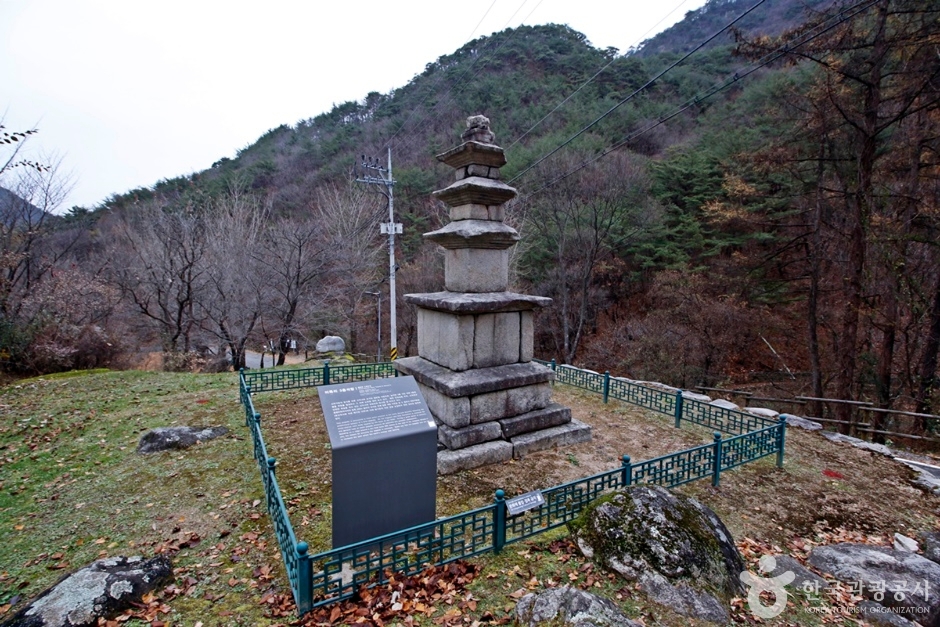 忠州 弥勒大院址 三層石塔
