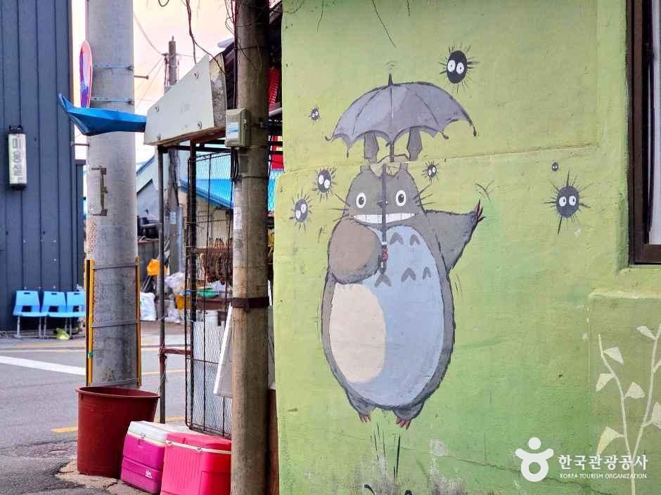 아바이벽화마을