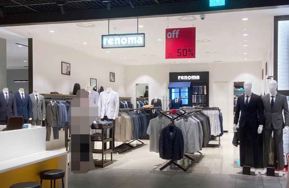 [事後免税店] renoma HOMME（レノマオム）・現代アウトレットテグ（大邱）店(레노마 현대아울렛 대구점)