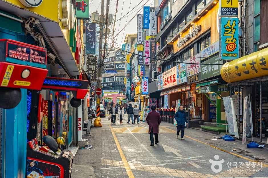 テーマ通り商店街