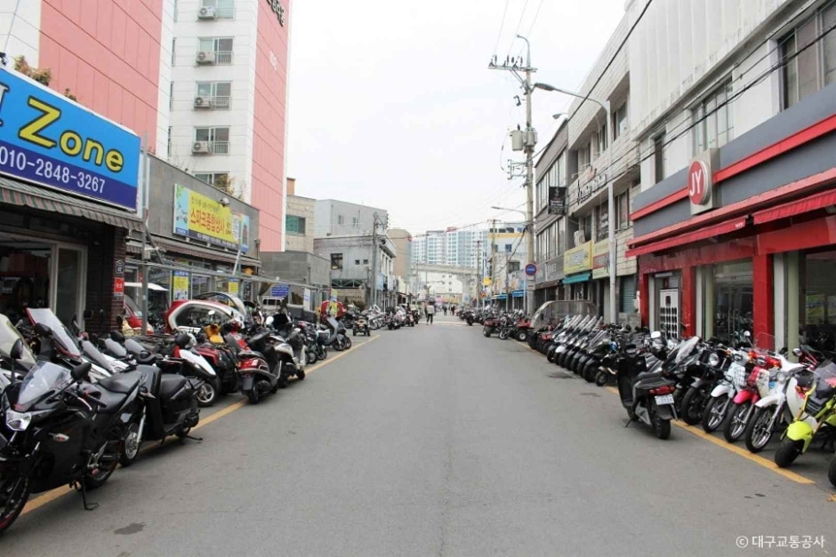 大邱 オートバイ路地