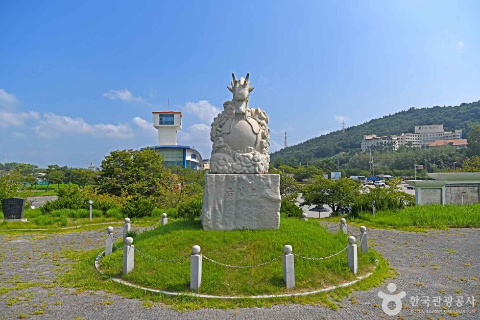 錦江湖観光地