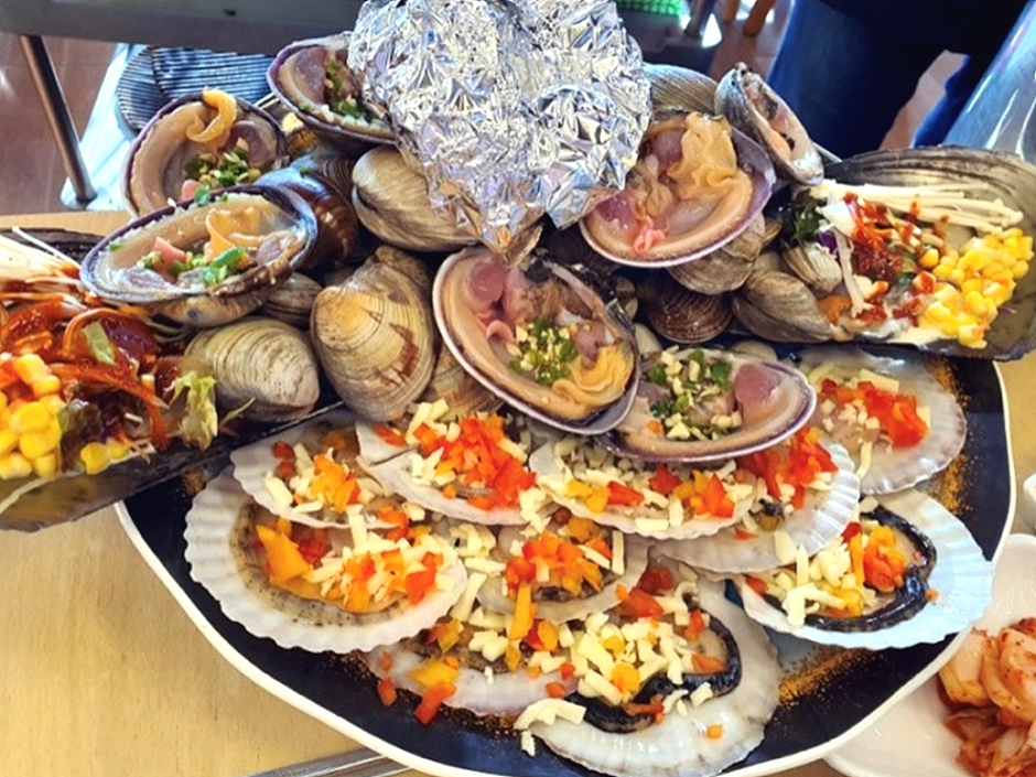 海南刺身貝焼き