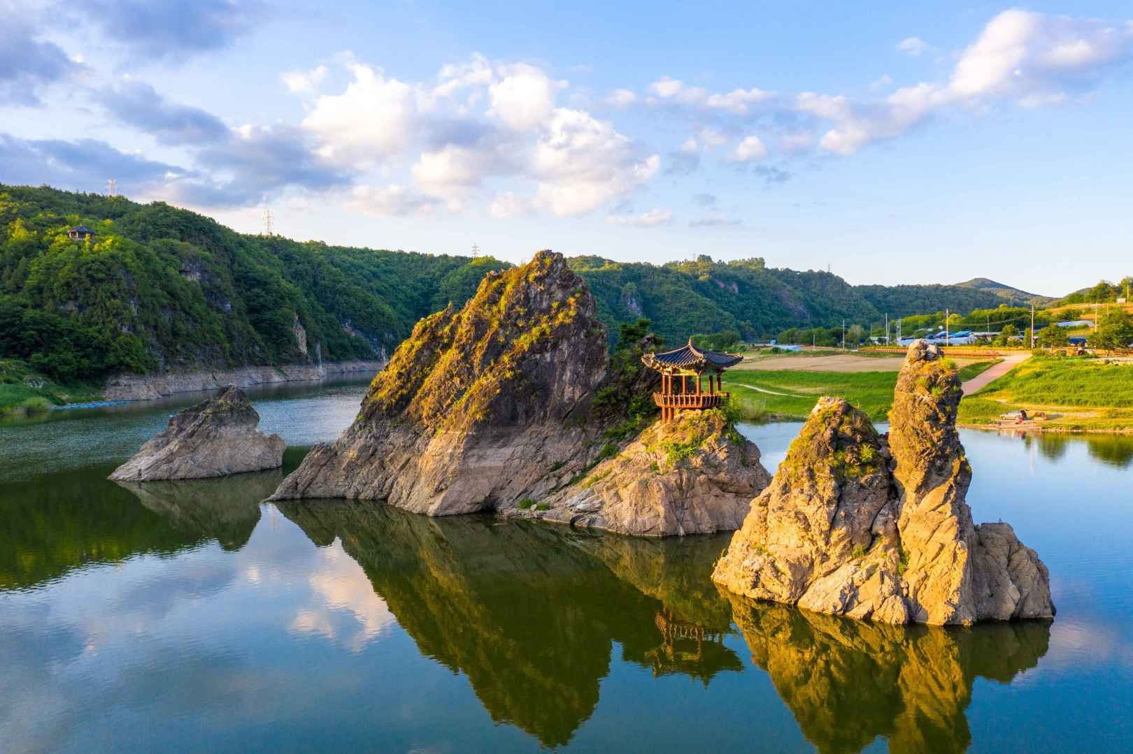 島潭三峰