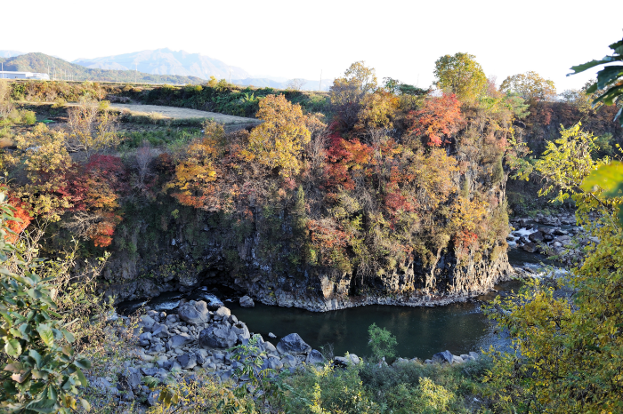 大橋川玄武岩峡谷（漢灘江ユネスコ世界ジオパーク）