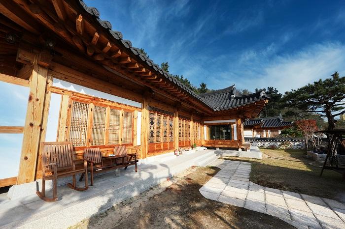 The traditional beauty of hanok architecture fills every inch of the premises.