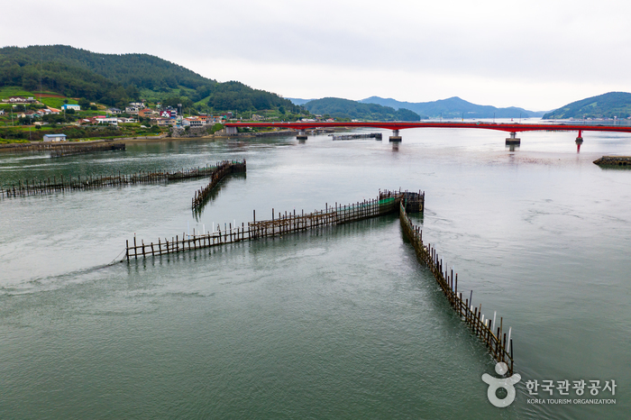 창선교와 원시어업 죽방렴