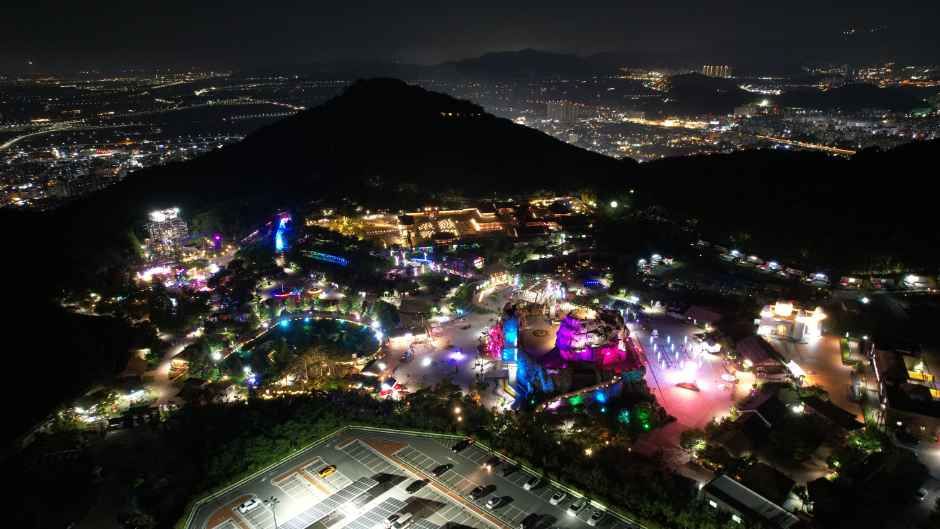 가야테마파크 빛 축제 빛을 향한 항해 사진