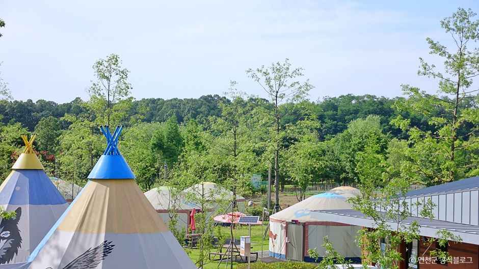 한탄강관광지 세계캠핑체험장