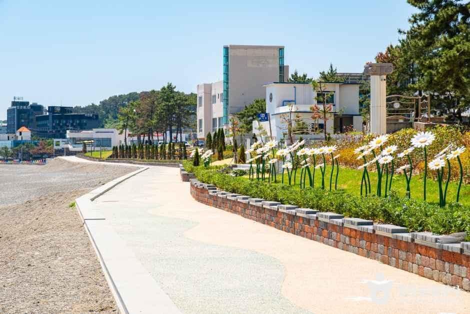 강동몽돌해변 (정자해변)