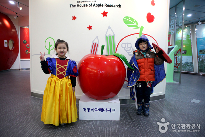 즐길거리 많은 사과테마파크도 가깝다. 