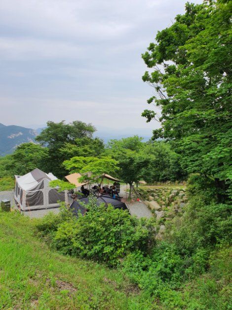 황매산오토캠핑장 제1캠핑