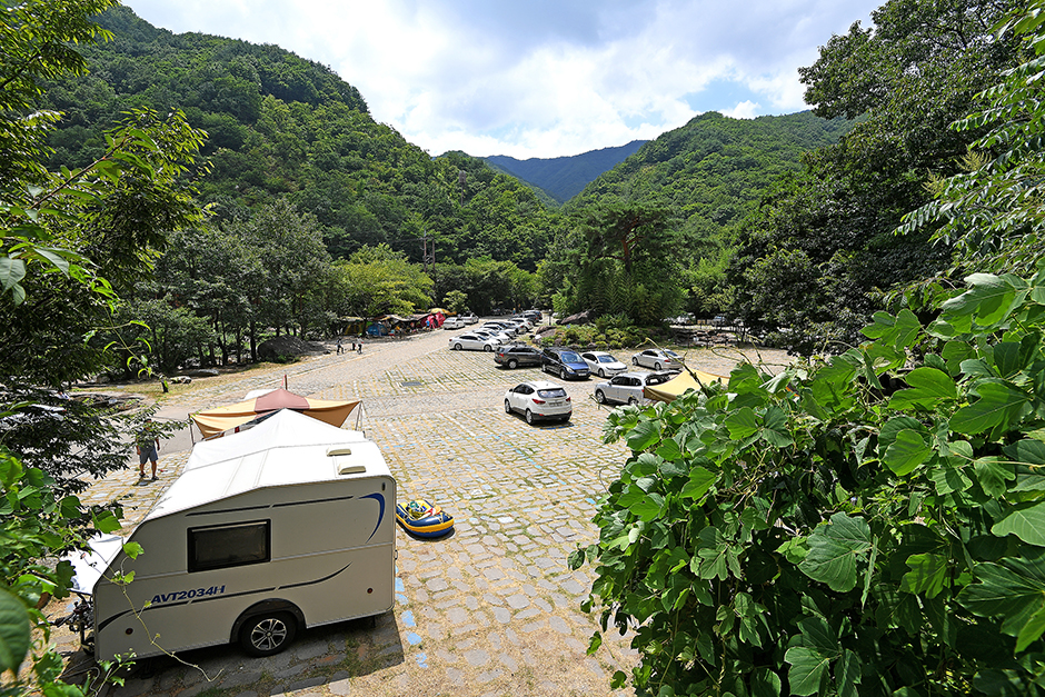 智異山内院自動車野営場