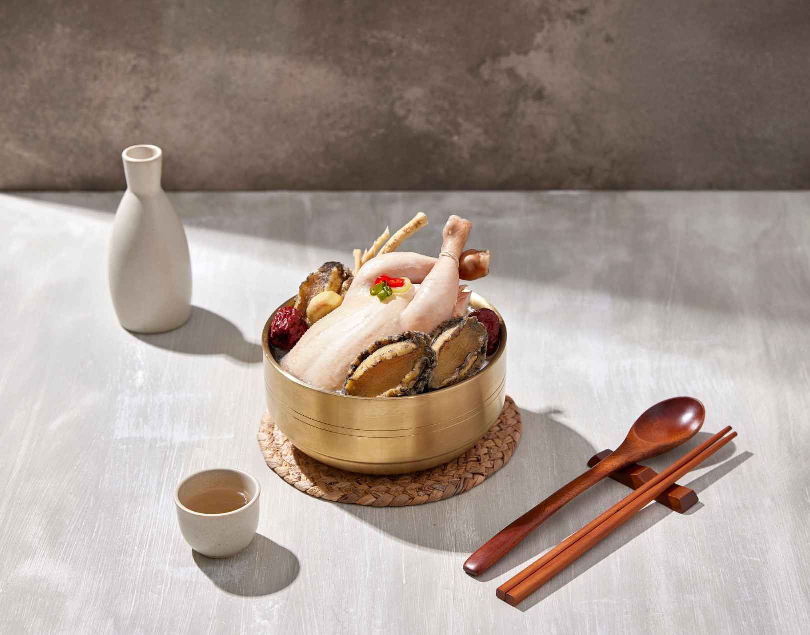 Abalone samgyetang 